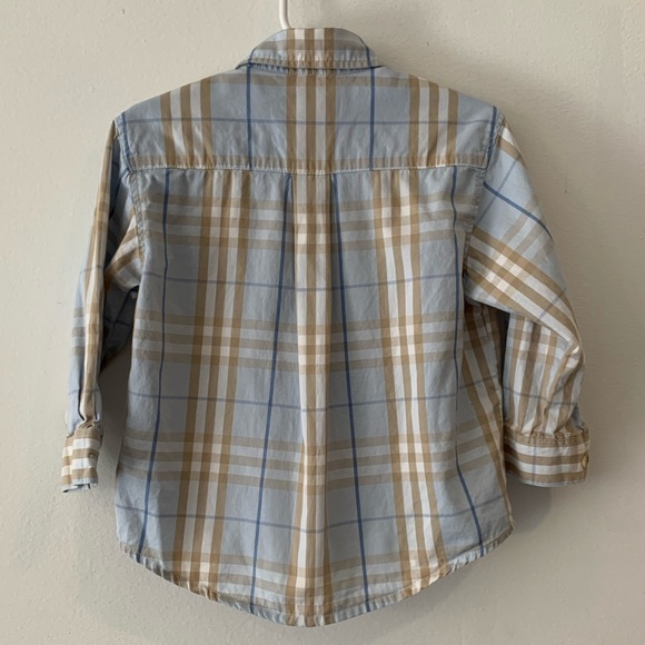 Burberry Baby Blue Button Down Shirt - Picture 3 of 4